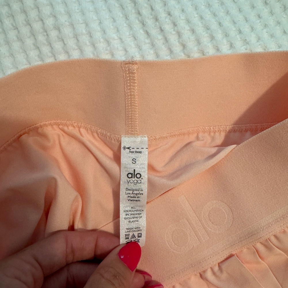 Alo Aces Skirt – Soft Peach – Size S - Picture 3 of 3